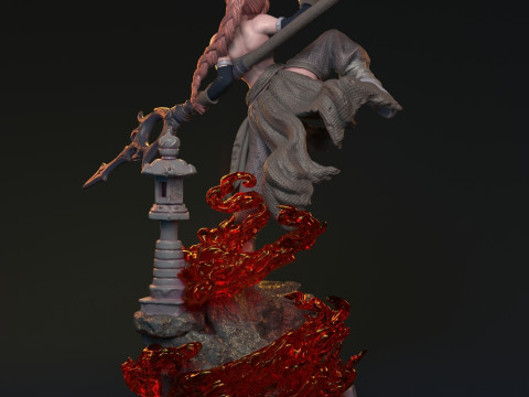 Bakaneko Catgirl 3D-printmodel