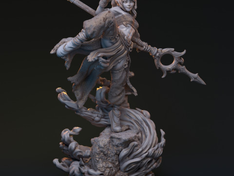 Bakaneko Catgirl 3D-printmodel
