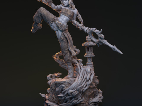 Bakaneko Catgirl 3D-printmodel