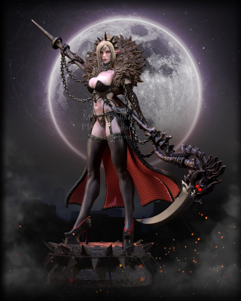 Dark Elf by Creative Geek MB Model Cetak 3D .c4d .max .obj .3ds .fbx .stl .blend