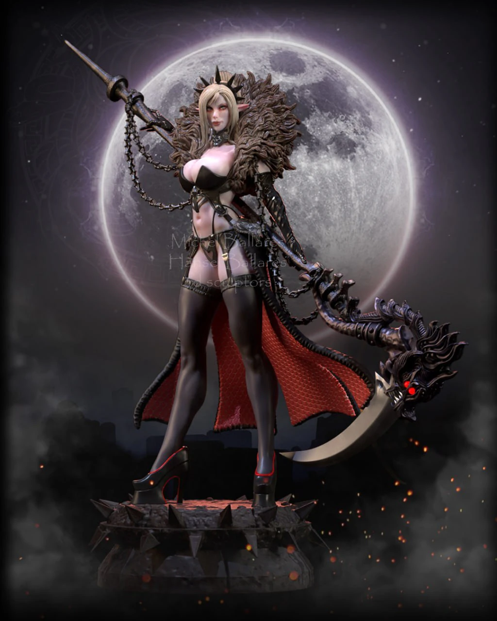 Dark Elf by Creative Geek MB 3D Print Model .c4d .max .obj .3ds .fbx .stl .blend 
