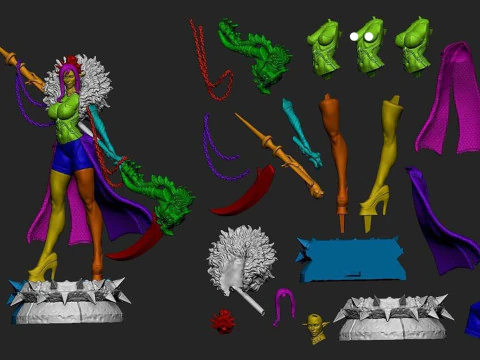 Dark Elf by Creative Geek MB 3D Print Model