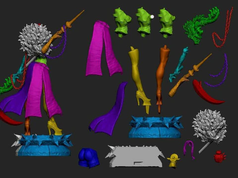 Dark Elf by Creative Geek MB 3D Print Model