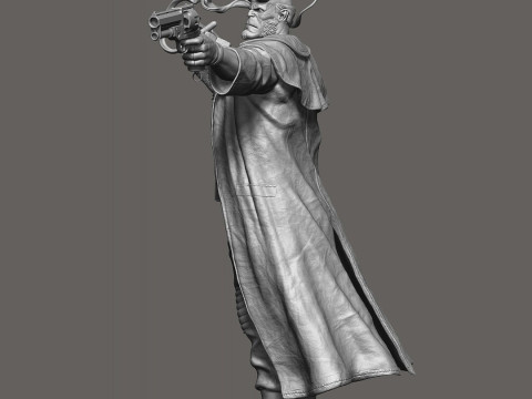 Hellboy Character 3D 프린트 모델