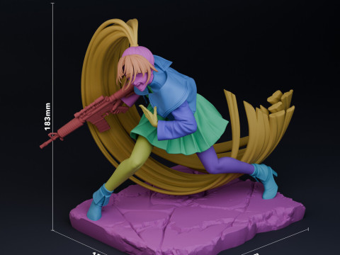 Naima Statue 3D 打印模型