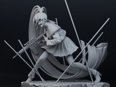 Naima Statue 3D 打印模型