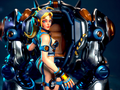 Silverback and Jane Model Cetak 3D