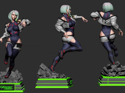 Lucy Cyberpunk Edgerunner 3D Принт Модель