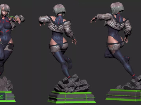 Lucy Cyberpunk Edgerunner 3D 프린트 모델