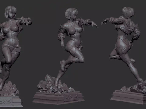 Lucy Cyberpunk Edgerunner 3D Print Model