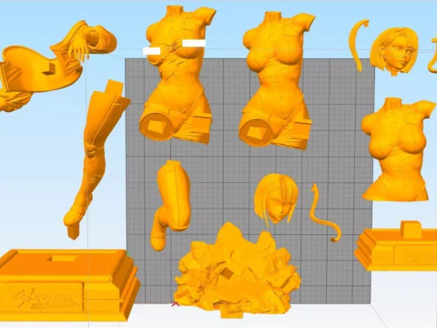 Lucy Cyberpunk Edgerunner 3D Print Model