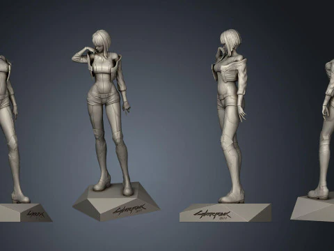 Lucy Cyberpunk 2077 Modelo de Impressão 3D