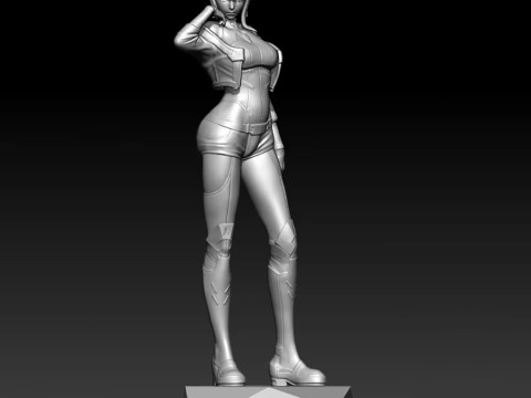 Lucy Cyberpunk 2077 3D Druckmodell