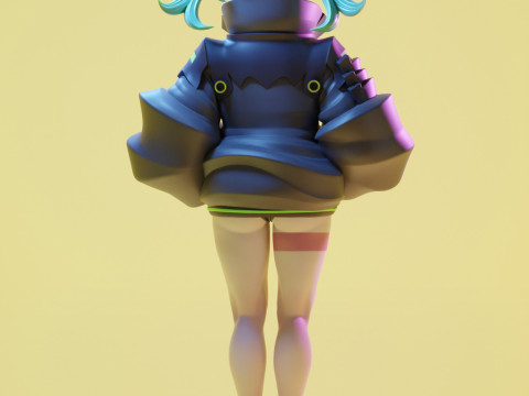 Rebecca Statue 3D Принт Модель