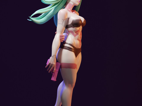 Rebecca Figure 3D प्रिंट मॉडल