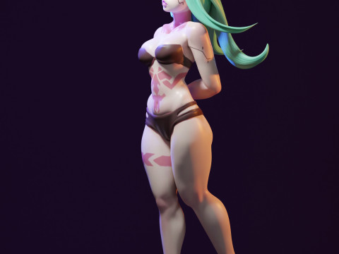 Rebecca Figure 3D प्रिंट मॉडल