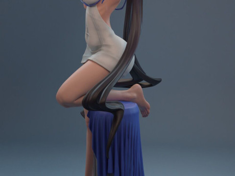 Hestia Danmachi 3D 打印模型