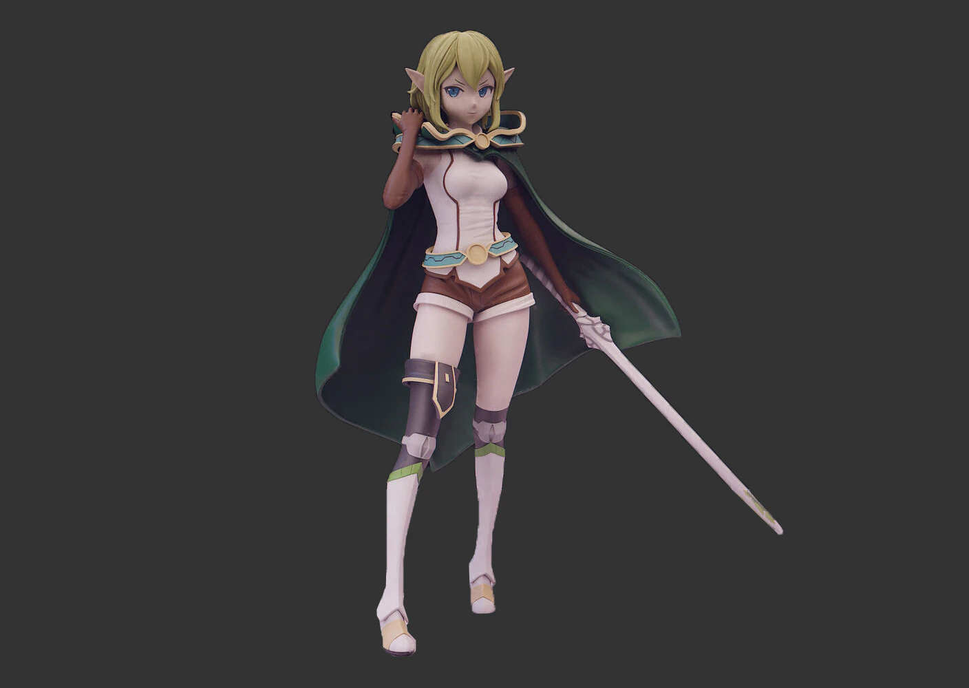 Danmachi - Ryuu Lion 3D Print Model .c4d .max .obj .3ds .fbx .stl .blend 