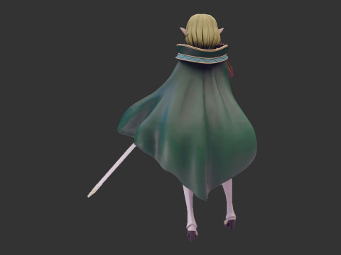 Danmachi - Ryuu Lion 3D Принт Модель