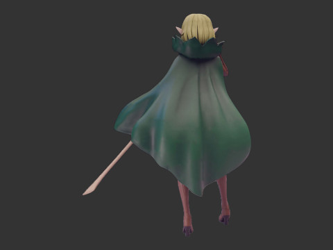 Danmachi - Ryuu Lion 3D Принт Модель
