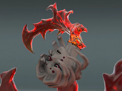 Tanjiro vs Rui - Demon Slayer 3D Print Model