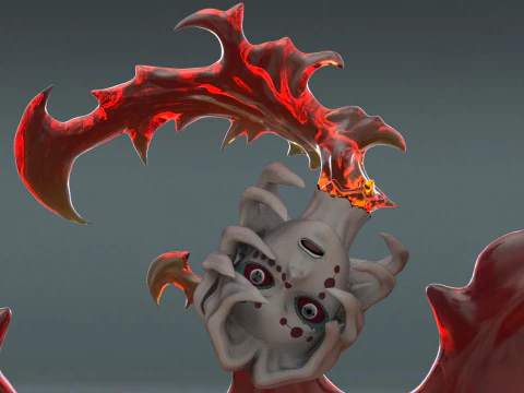 Tanjiro vs Rui - Demon Slayer 3D Print Model