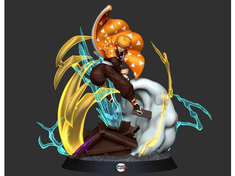 Zenitsu - Demon Slayer 3D Print Model