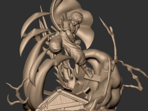 Zenitsu - Demon Slayer Model Cetak 3D
