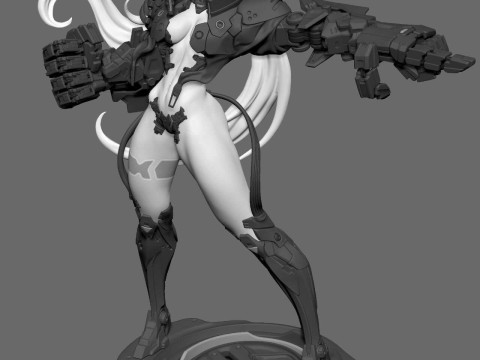 Rebecca - Cyberpunk Edgerunners 3D 프린트 모델