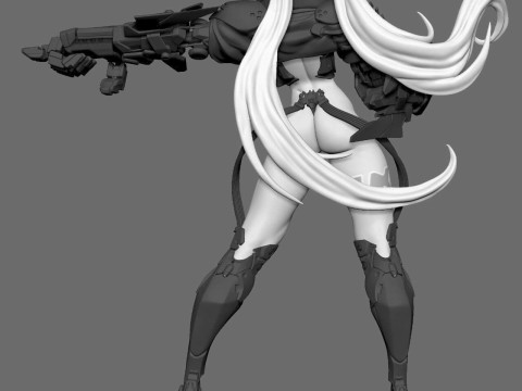 Rebecca - Cyberpunk Edgerunners 3D 프린트 모델
