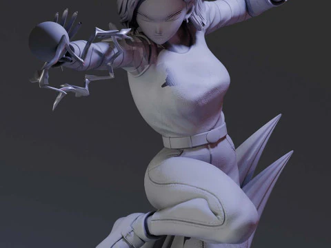 Android 18 Dragon Ball 3D Print Model