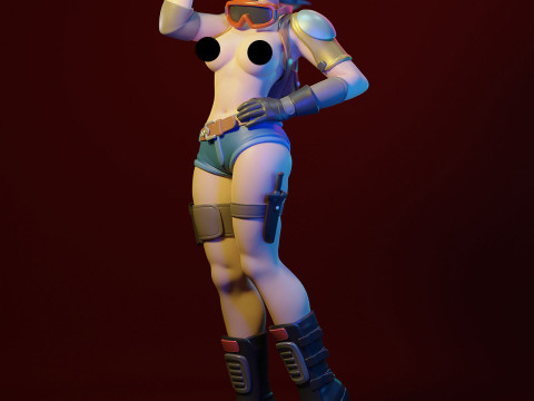Bulma - Dragon Ball 3D Принт Модель