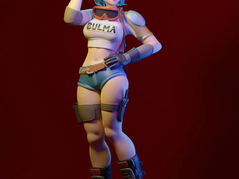 Bulma - Dragon Ball 3D Print Model