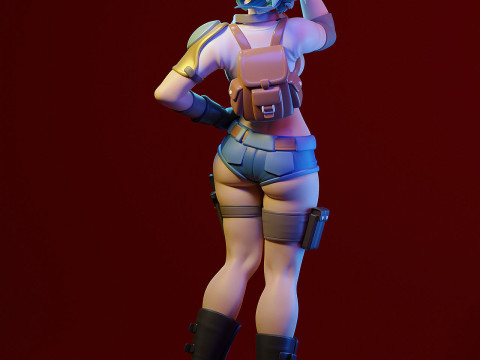 Bulma - Dragon Ball 3D Принт Модель