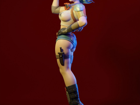 Bulma - Dragon Ball 3D Принт Модель