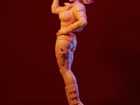 Bulma - Dragon Ball 3D Принт Модель