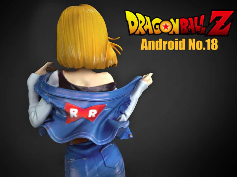 Android No18 3D Print Model