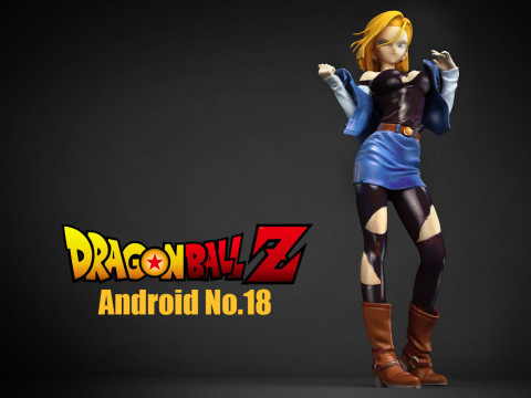 Android No18 3D Druckmodell