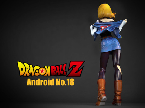 Android No18 3D Druckmodell