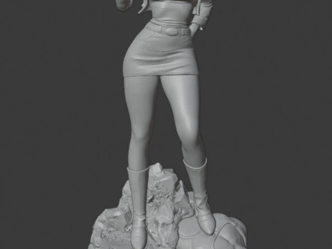 Android 18 vs Vegeta 3D Print Model