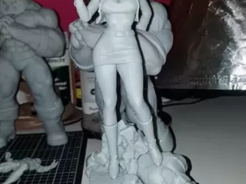 Android 18 vs Vegeta Model do druku 3D