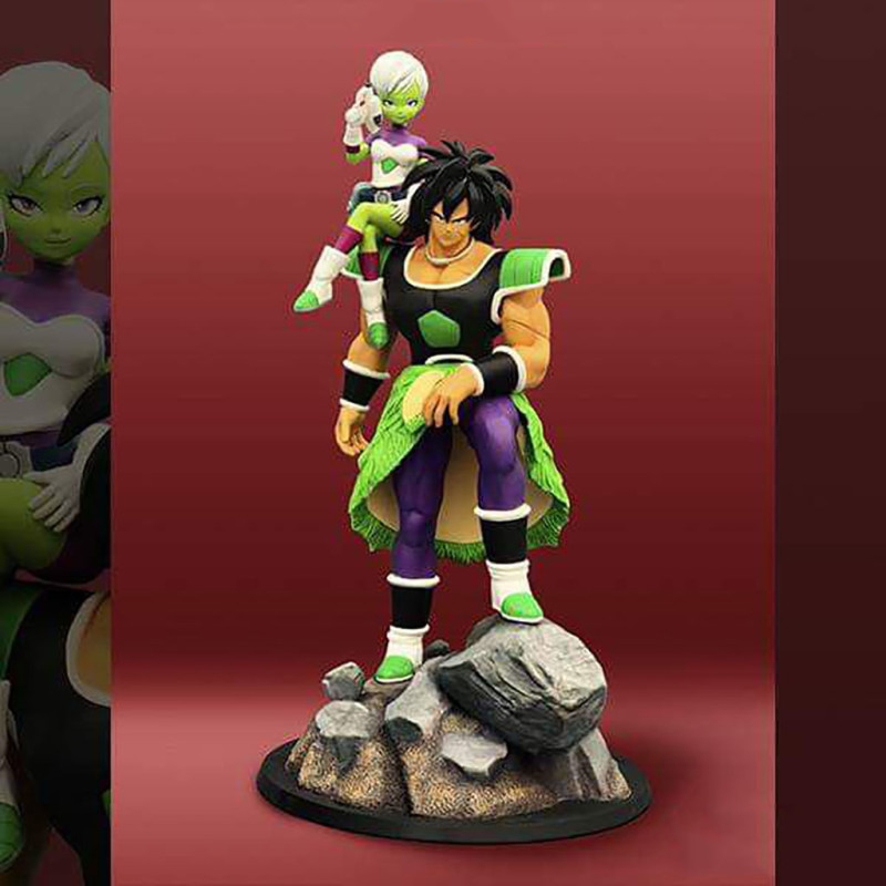 Broly and Chirai 3D 打印模型 .c4d .max .obj .3ds .fbx .stl .blend