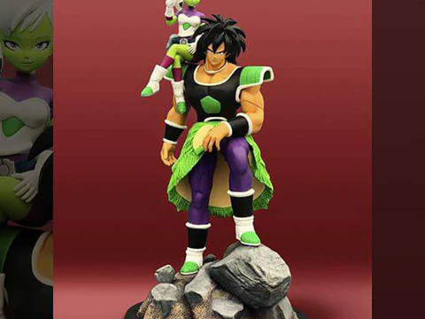 Broly en Chirai 3D printmodel
