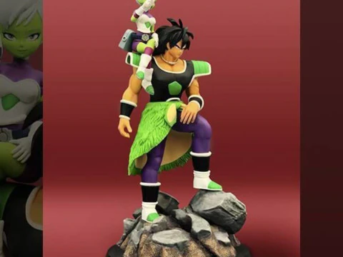 Broly and Chirai 3D Print Model