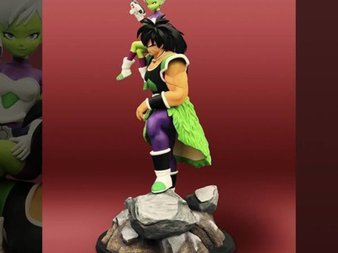 Broly and Chirai 3D 打印模型
