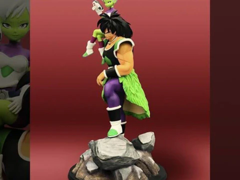 Broly and Chirai 3D Print Model