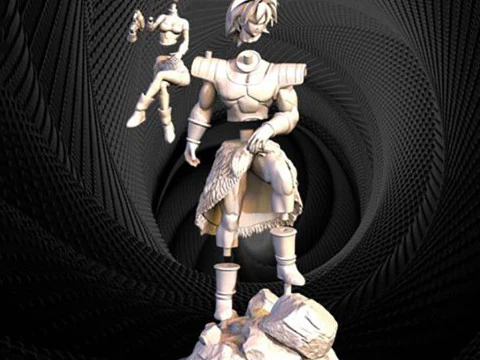 Broly and Chirai 3D Print Model