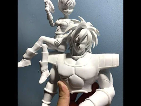 Broly and Chirai 3D Print Model