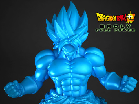 BROLY FULL POWER 3Dプリントモデル
