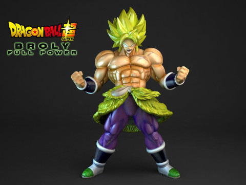 BROLY FULL POWER 3Dプリントモデル
